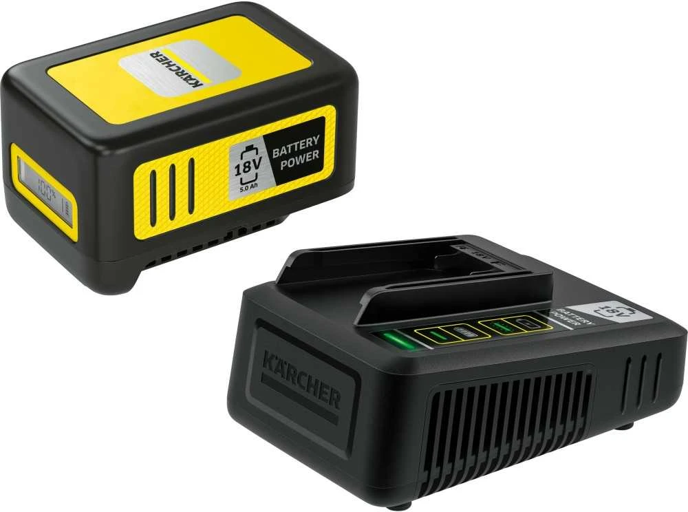 Karcher Greito įkroviklio ir 2.5Ah akumuliatoriaus komplektas 18/25