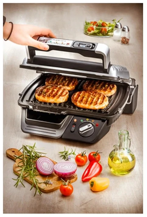 Elektrinis grilius Tefal GC450B32, 2000W, Pilkos spalvos