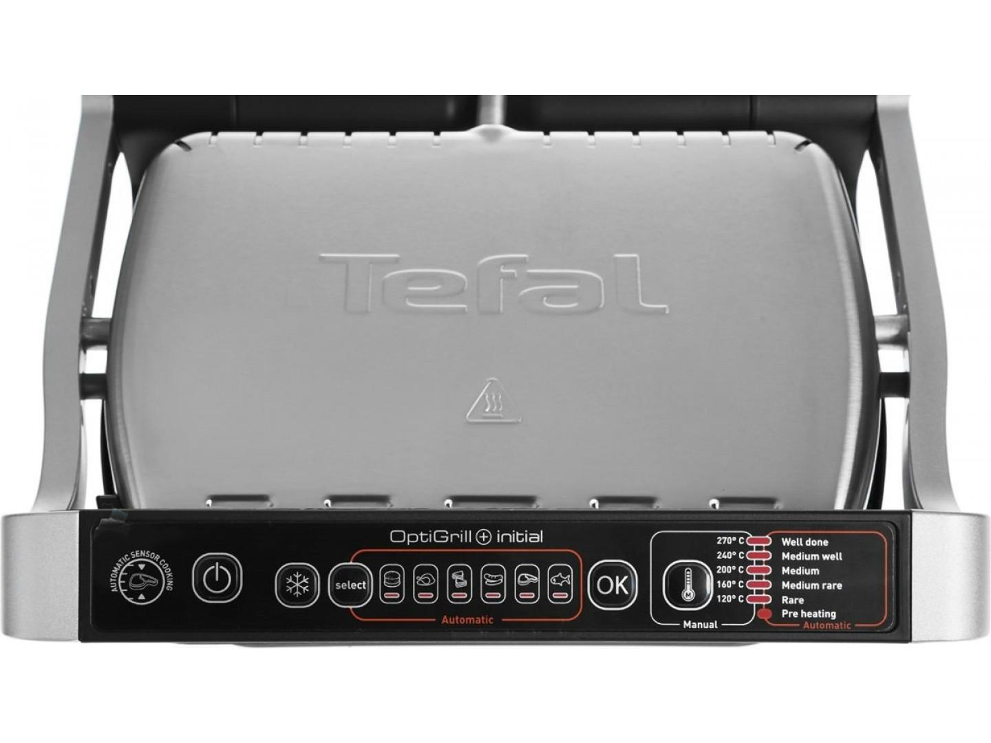 Grilis Tefal GC706D34 OptiGrill Initial, modelis - GC706D34, žema kaina ...