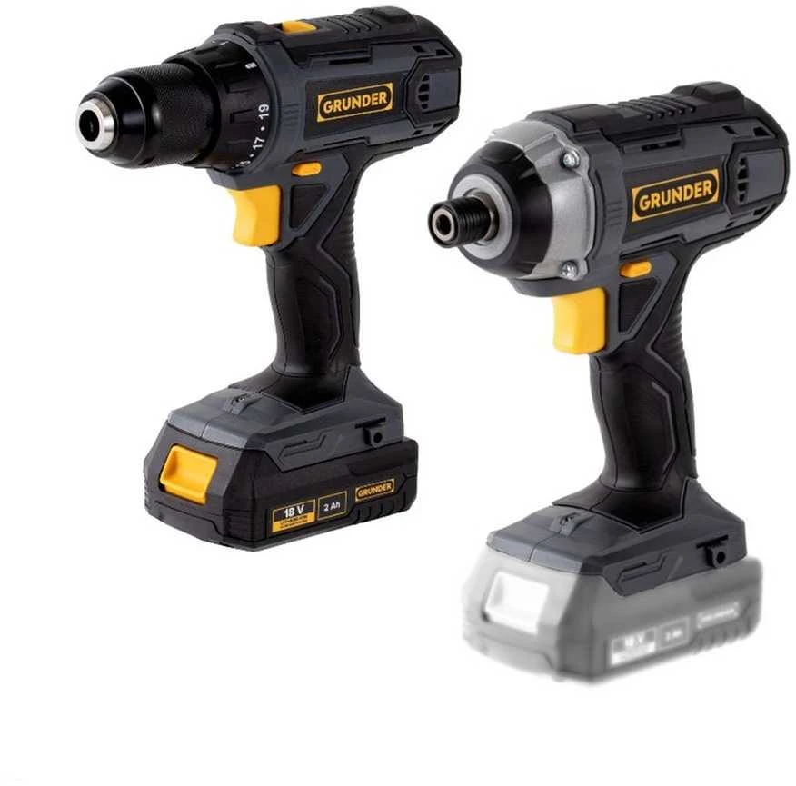 Grunder ĮRANK KOMPL AK CDL1,218CWL1218E 18VBL 2AH