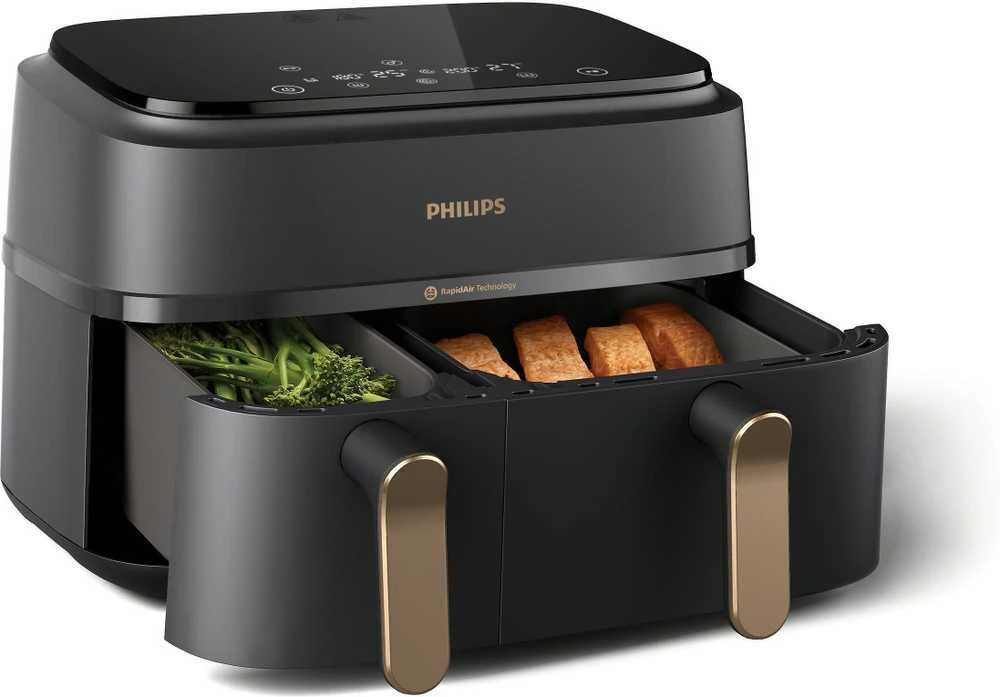 Philips 3000 Series Dviejų krepšelių gruzdintuvė NA352/00