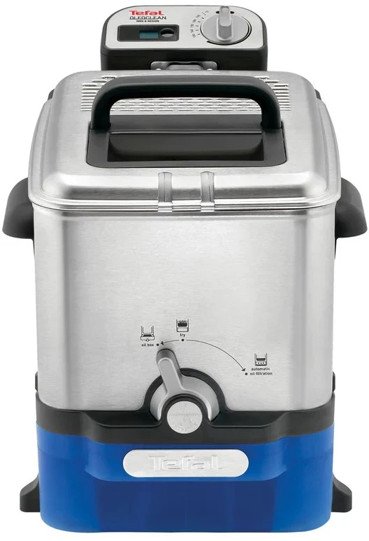 Gruzdintuvė Keptuvė Tefal Oleoclean Pro FR8040 (3,5 l, 1,2kg, 2300 W, plieno spalvos)