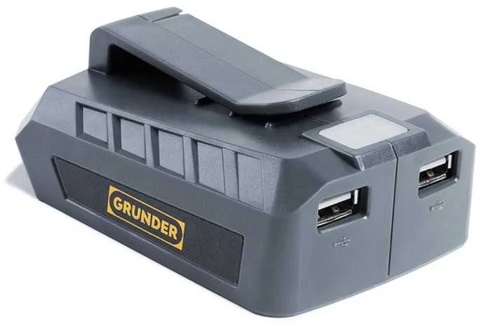 Akumuliatorių adapteris GRUNDER ADP-01, 18 V, 2 A