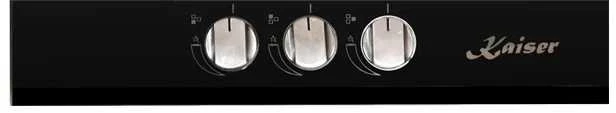Įmontuojama dujinė kaitlentė Kaiser KCG 4384 Turbo, 45 cm pločio