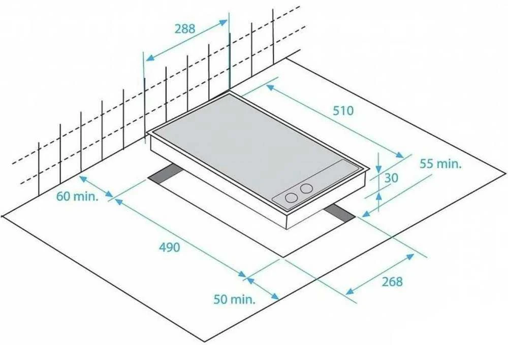 Kaitlentė Beko Płyta keramikinė HDCC32200X