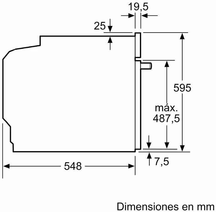 Įmontuojama garinė orkaitė Siemens iQ500, HB537GES3