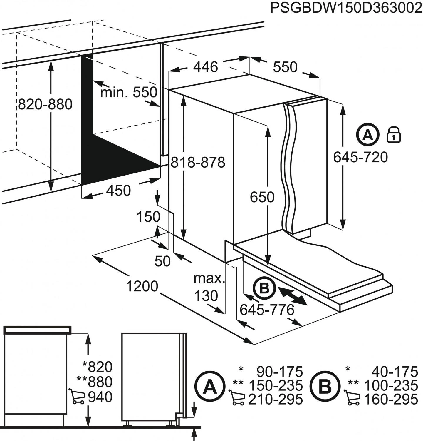 Indaplovė AEG FSE72517P