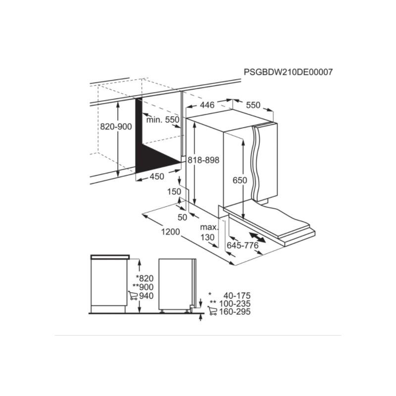 Indaplovė AEG FSE72537P