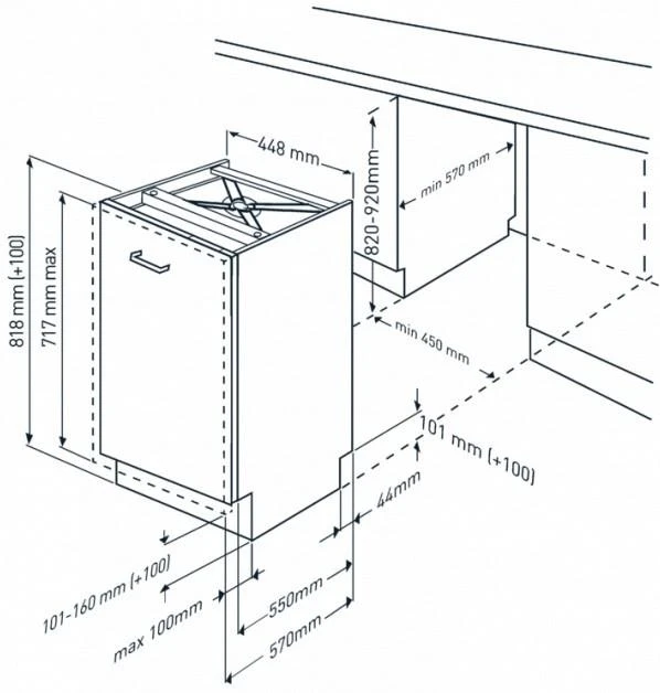 Indaplovė Beko BDIS38040A