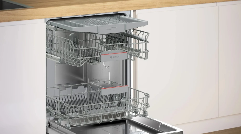 Bosch SBH4HVX14E Serija 4, Visiškai integruota indaplovė, 60 cm, variohinge