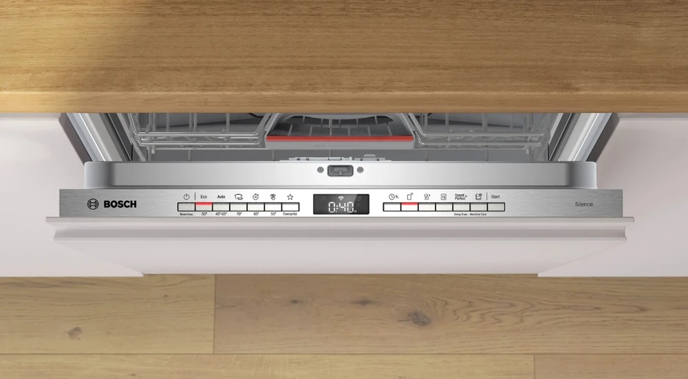 Bosch SBH4HVX14E Serija 4, Visiškai integruota indaplovė, 60 cm, variohinge