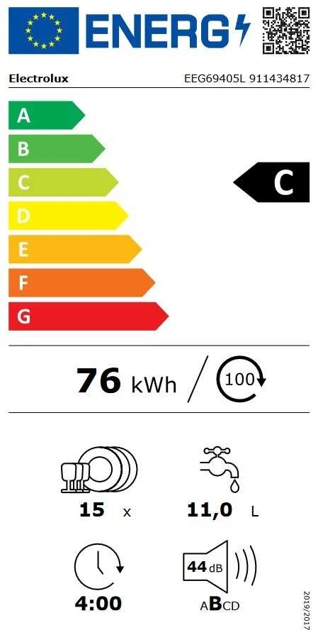 Indaplovė Electrolux EEG69405L