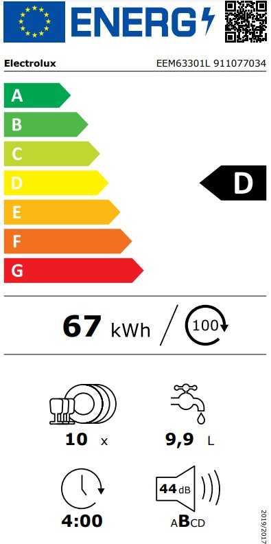 Įmontuojama indaplovė Electrolux EEM63301L