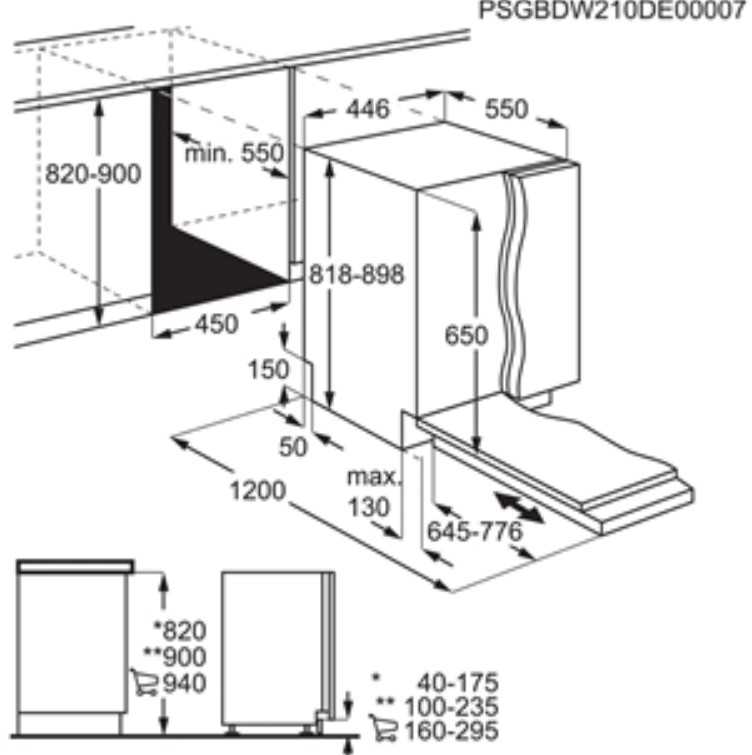 Įmontuojama indaplovė Electrolux EEM63301L