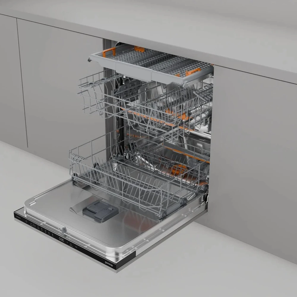 Įmontuojama indaplovė Gorenje GV643E91, 44.8 cm
