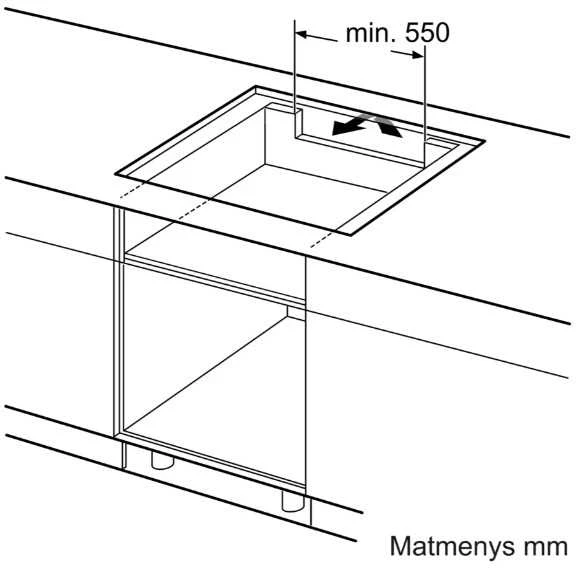 Kaitlentė Bosch PXE801DC1E Serie 8 induktiokeittotaso, 80 cm