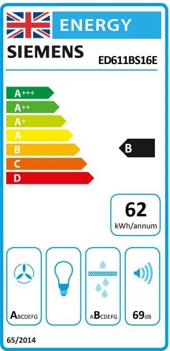 Įmontuojama indukcinė kaitlentė su integruotu gartraukiu Siemens ED611BS16E