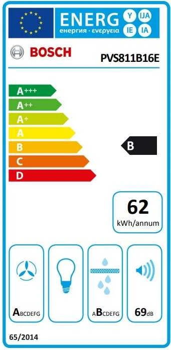 Bosch PVS811B16E Serija 4, Indukcinė kaitlentė su integruota ventiliacijos sistema, 80 cm, kaitlentė be rėmo