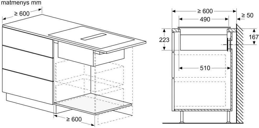 Bosch PVS811B16E Serija 4, Indukcinė kaitlentė su integruota ventiliacijos sistema, 80 cm, kaitlentė be rėmo