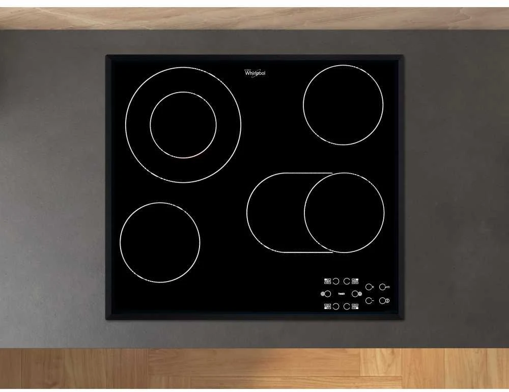 WHIRLPOOL AKT 8190/BA elektrinė kaitlentė 60 cm keraminė
