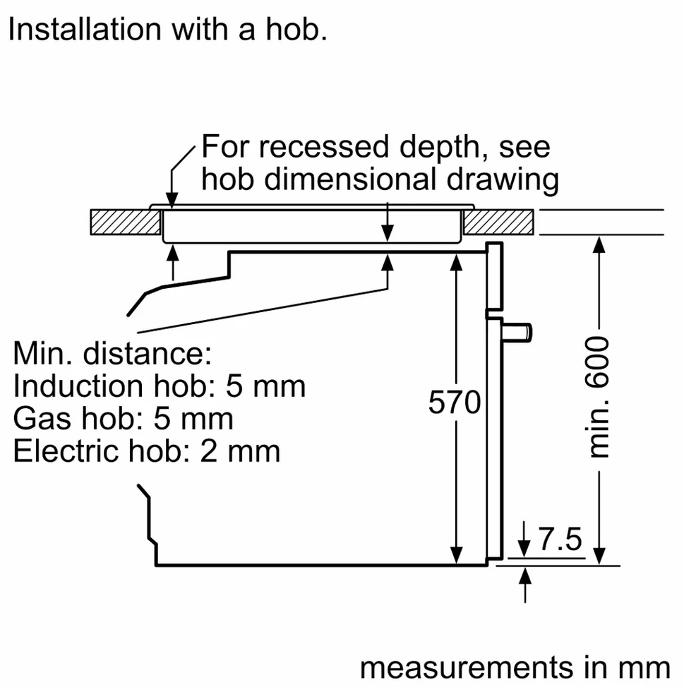 Bosch Serie 4 HBA214EB3 orkaitė 71 L 3400 W Juodas