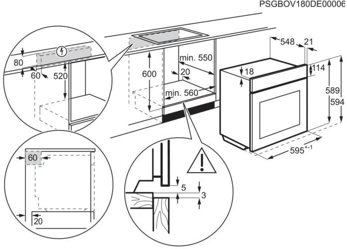 Orkaitė Electrolux EOF4P56X