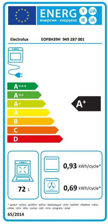 Orkaitė Electrolux EOF8H39H