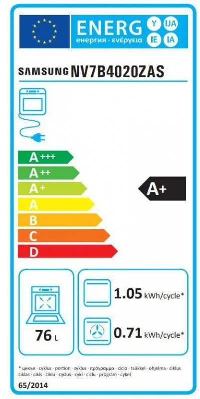 Orkaitė Samsung NV7B4020ZAS/U2