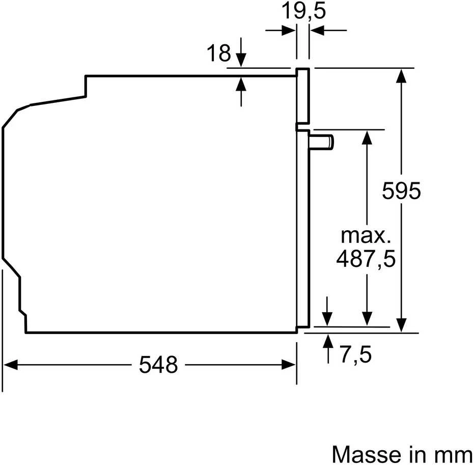 Įmontuojama orkaitė Siemens HB978GMB1
