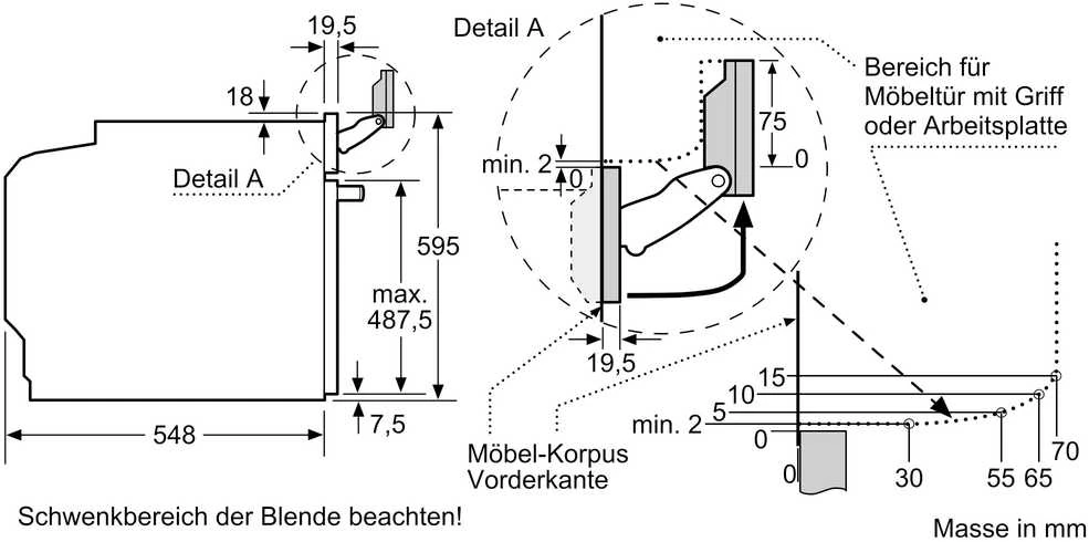Įmontuojama orkaitė Siemens HR976GMB1