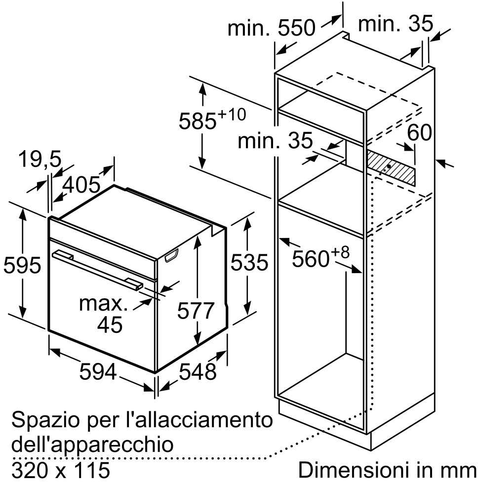 Įmontuojama orkaitė su garų funkcija Siemens HS958GCB1