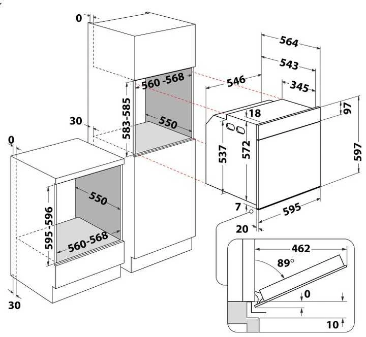 Įmontuojama orkaitė Whirlpool WOI4S8CM1SWA