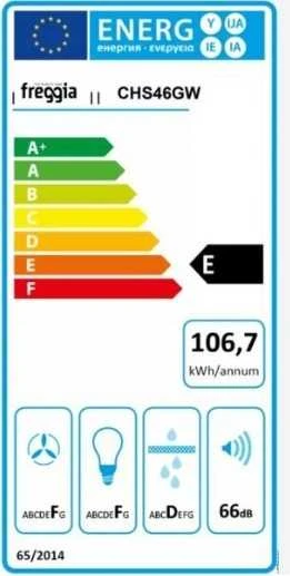 Įmontuojamas gartraukis FREGGIA CHS46GW