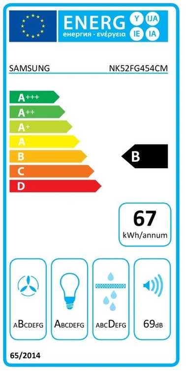 Įmontuojamas gartraukis SAMSUNG NK52FG454CM