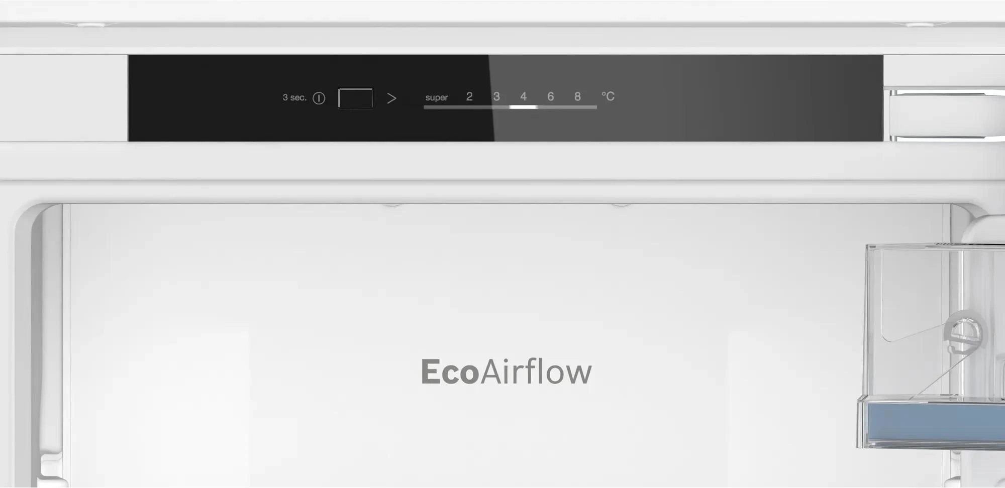 Įmontuojamas šaldytuvas Bosch KIR41VFE0 4 serija, Baltos spalvos