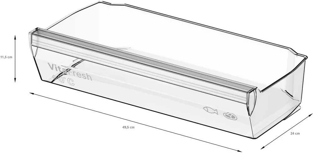 Įmontuojamas šaldytuvas Bosch KUR21ADE0