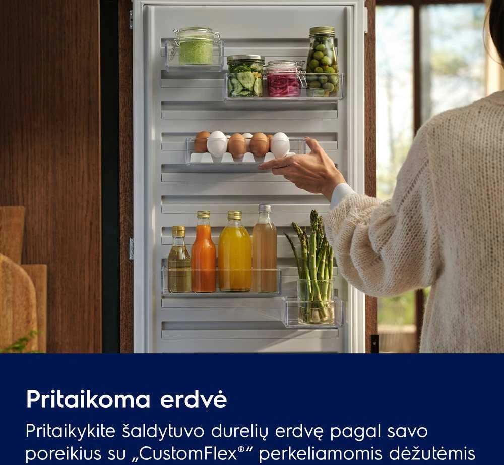 Įmontuojamas šaldytuvas Electrolux 600, TwinTech, ENCMUSP9S