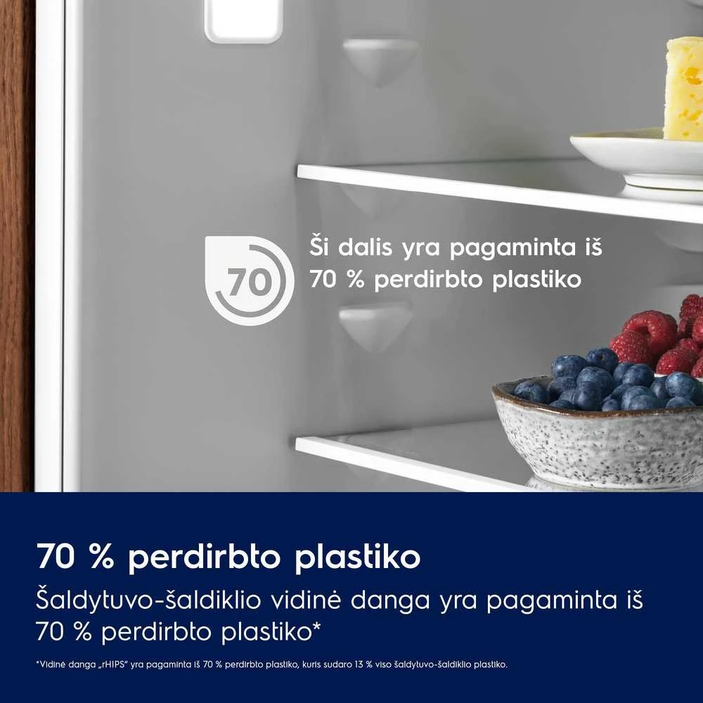 Įmontuojamas šaldytuvas Electrolux 600, TwinTech, ENCMUSP9S
