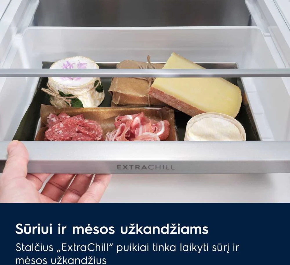 Įmontuojamas šaldytuvas Electrolux 600, TwinTech, ENCMUSP9S
