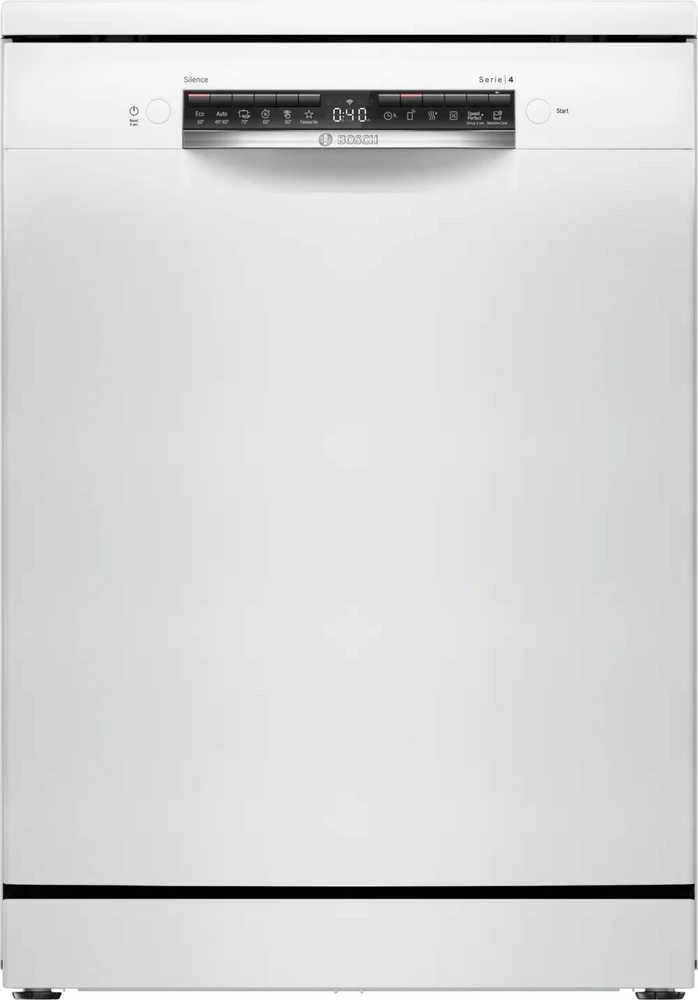 Bosch SMS4HVW00E Serija 4, Laisvai statoma indaplovė, 60 cm, Balta
