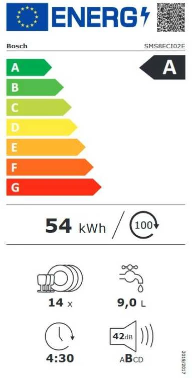 Indaplovė BOSCH SMS8ECI02E