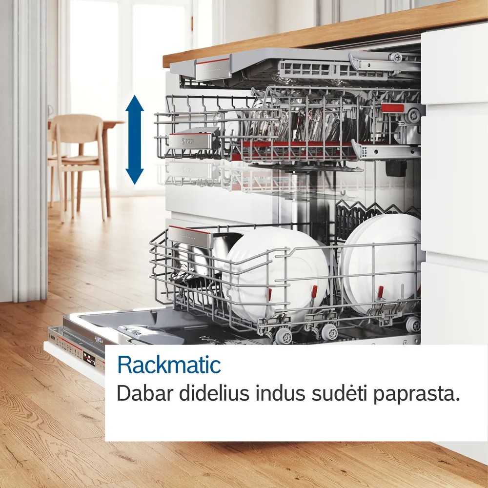 Bosch SMV4HMX02S Serija 4, Visiškai integruota indaplovė, 60 cm