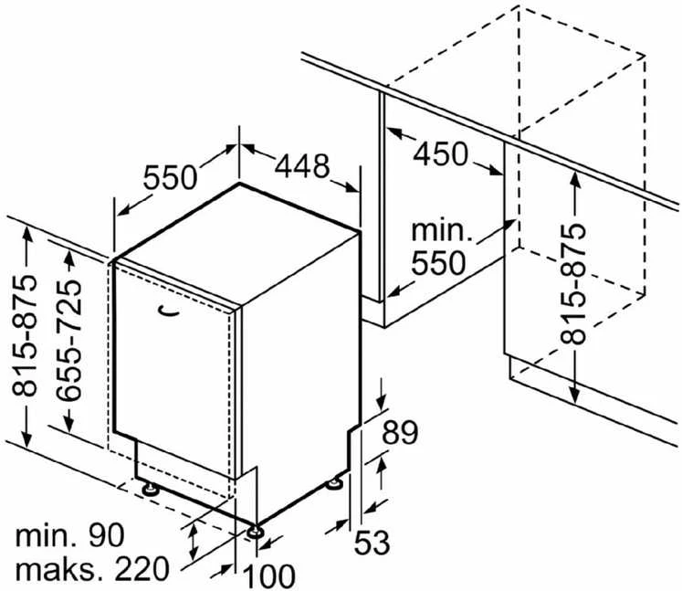Indaplovė BOSCH SPV4HMX10E