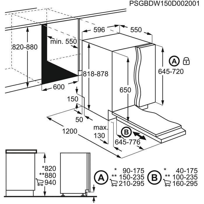 60 cm.pločio įmontuojama indaplovė Electrolux EEG48300L