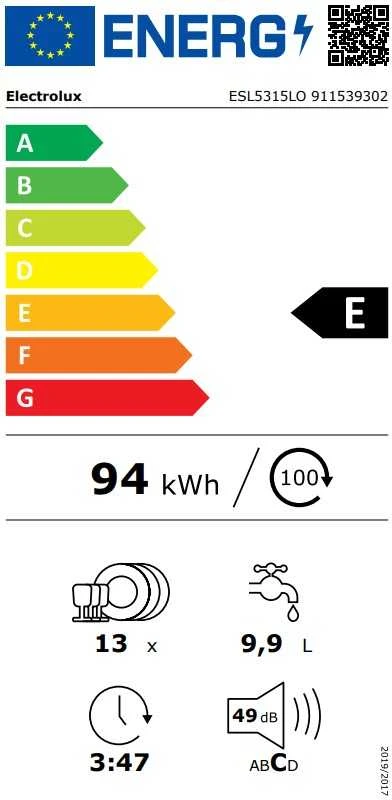 Indaplovė Electrolux ESL5315LO