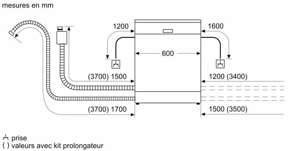 Įmontuojama indaplovė Siemens iQ100, SN616X00KF, 60 cm