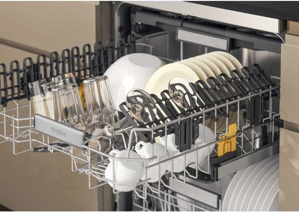 „Whirlpool“ indaplovė | W7F HS51 | Laisvai pastatoma | Plotis 60 cm | Indaplovių skaičius: 15 | Programų skaičius: 8 | Energijos vartojimo efektyvumo klasė: B | „AquaStop“ funkcija | Baltas