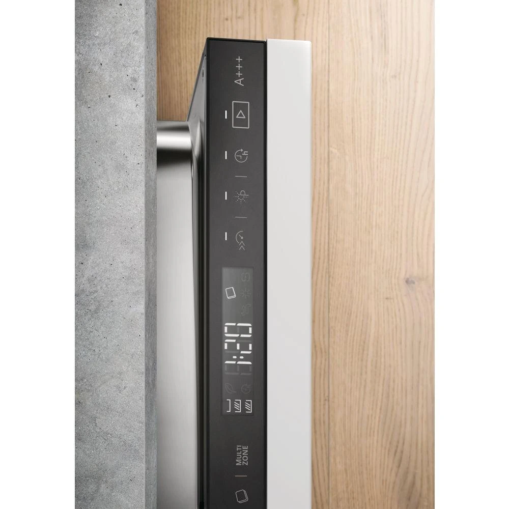 WHIRLPOOL Indaplovė WSIP4O33PFE, D energijos klasė (senas A+++), 45 cm, Powerclean PRO, Trečias krepšelis, 9 programos