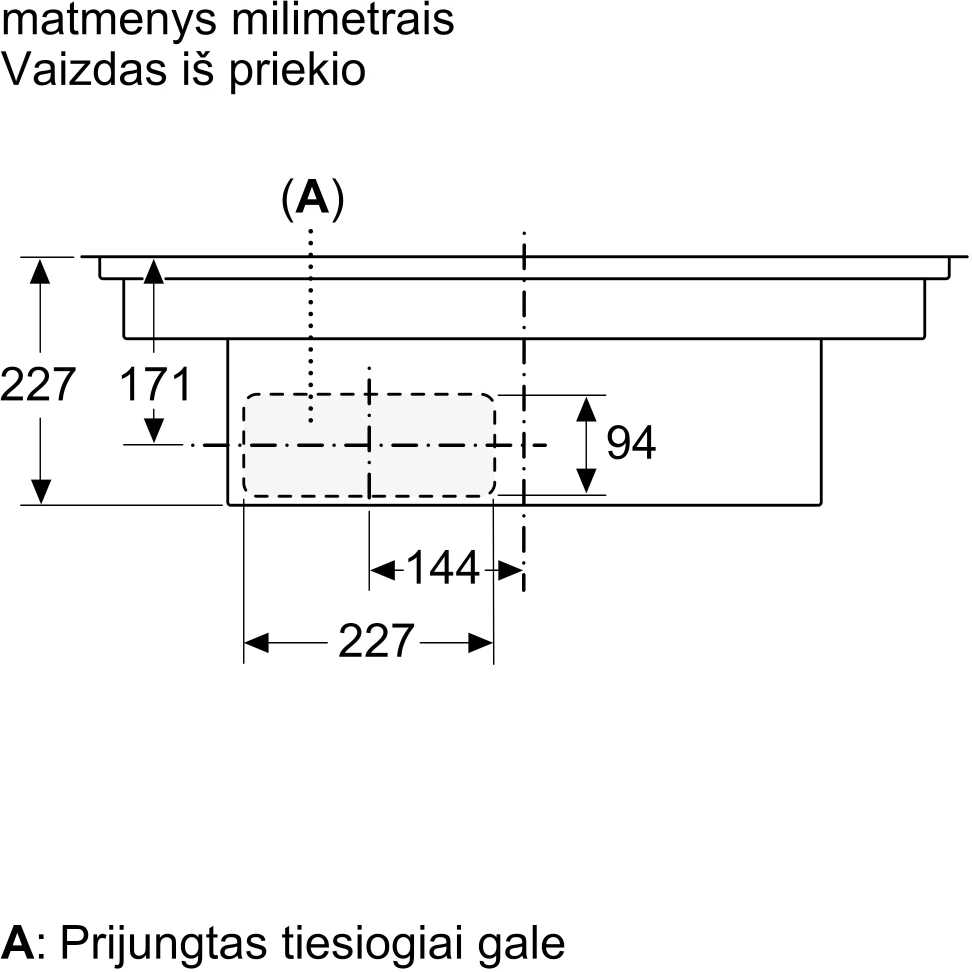 Indukcinė kaitlentė su integruota ventiliacijos sistema Neff T58PL6EX2