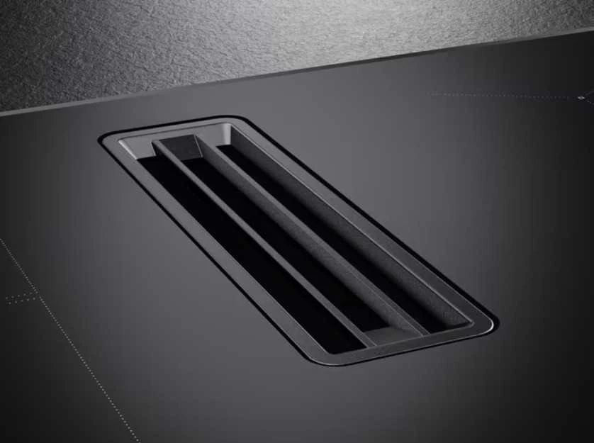 Indukcinė kaitlentė su integruotu gartraukiu AEG CCE84543CB, 80 cm